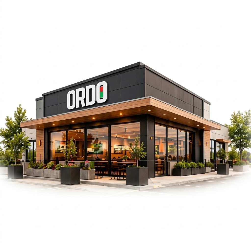 Modern restaurant powered by ORDO